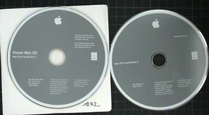 Apple System CD Install Power Mac OSX 10.4.2, Disk 1+2, TOP - Photo 1/1