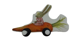 IKEA Fabler Rabbit Carrot Car Hanger with Fittings - Picture 1 of 4