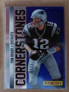 2013 Panini Prizm  Cornerstones Tom Brady  5   Patriots   GOAT - Picture 1 of 2