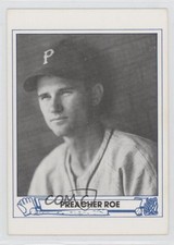1983 TCMA 1945 Play Ball Preacher Roe (White Back; Has MLB Logo) #32.2