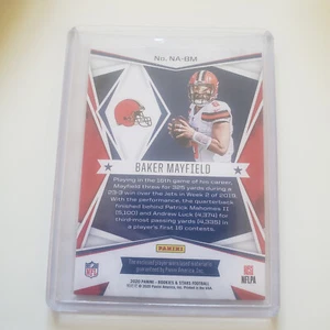 2020 Rookies & Stars Baker Mayfield Browns NFL Authentic Player-worn Patch - Bild 1 von 2
