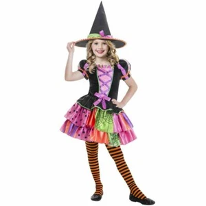 Disfraz de bruja patchwork niña pequeño 4-6 - Imagen 1 de 2