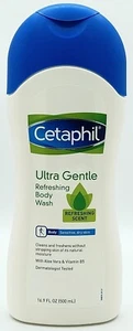 Cetaphil Ultra Gentle Refreshing Body Wash for Sensitive Dry Skin 16.9 fl. oz. - Picture 1 of 2