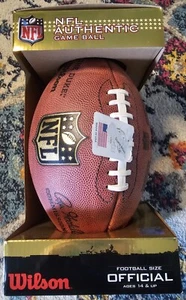 Wilson Official “The Duke” NFL Football Authentic Game Ball SIGNED Duane Brown - Picture 1 of 8