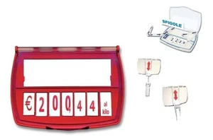 20 SEGNAPREZZI ERMETICI CARTELLINI PREZZI MACELLERIA SALUMERIA POLLERIA - Foto 1 di 1