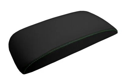 Se adapta a Honda Element 2007-2011 PVC cuero consola tapa reposabrazos cubierta puntada verde Foto 1 de 4