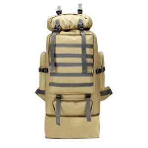 80L 100L Outdoor Hiking Military Tactical Backpack Rucksack Camping Trekking Bag - Picture 1 of 28