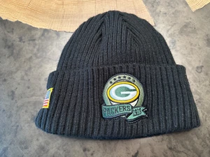 NUEVA ERA GREEN BAY PACKER NFL GORRO FORRADO DE LANA SOMBRERO DE INVIERNO OSFM - Imagen 1 de 5