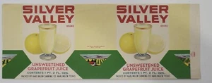 LABEL Harligen Texas Silver Valley Can Grapefruit Juice - Picture 1 of 1