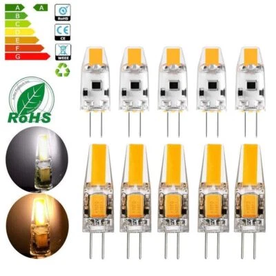 12st LED G4 Birnen 12V 3W 6W COB Leuchtmittel Warmweiß Kaltweiß Lampen - Bild 1 von 4