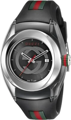 Gucci Sync L YA137301 Women's Quartz Rubber Band Watch - Retail Price $670 - Image 1 of 4