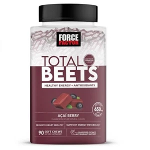 Force Factor Total Beets Soft Chews, Açai Berry, 90 ct. - Picture 1 of 2