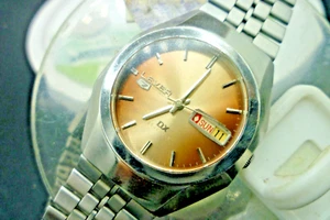 Mens 35mm Swiss LEVER 25j Automatic AS2066 Original SS 8 1/2" Vintage Watch - Picture 1 of 11