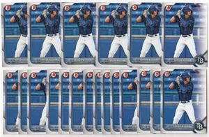 x100 Carson Williams 2022 Bowman Draft #14 Rookie Card RC lot/set Tampa Bay Rays - Picture 1 of 3