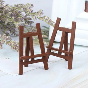 New 1:12 Dollhouse Miniature Mini Wood Painting Easel Doll Accessories Furnit.MA - Picture 1 of 11