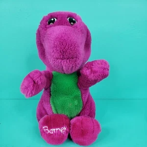 Peluche Barney Il Dinosauro Viola 1992 Gruppo Lione Orso d'Oro - Foto 1 di 6