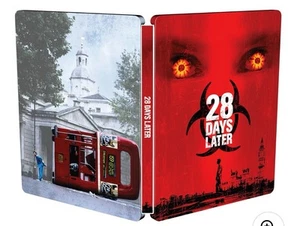 28 Days Later Limited Edition Steelbook (4K UHD Blu-ray) Sealed Pre-sale 6-16 - Picture 1 of 3