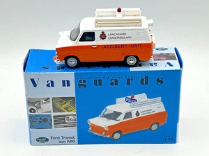 Vanguards VA06602 1:43 Lancashire Accident Unit Ford Transit Van MK 1 Boxed - Picture 1 of 17