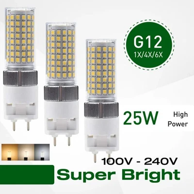 15W 20W 25W G12 LED Corn Light Bulbs White 220V 110V Bulb Cool White Warm White - Image 1 of 4