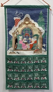Avon Weihnachten Advent Countdown Kalender Santa & Mrs Claus ohne Maus 1987 LESEN - Bild 1 von 19