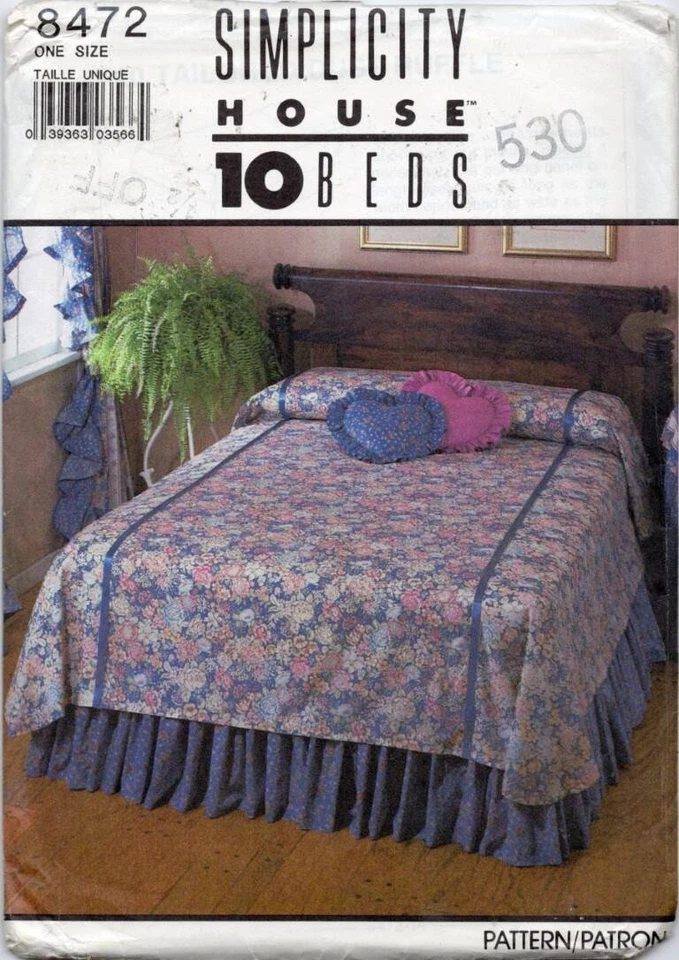 VTG!8472 SIMPLICITY HOUSE 10 BEDS BEDCOVERS - Image 1 of 1