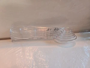 Pampered Chef Measuring Cup Set Clear 6 sizes ¼ ⅓ ½ ⅔ ¾ 1 cup Nesting - Picture 1 of 7