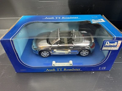 REVELL 08857  AUDI TT ROADSTER CHROME PLATED MIB RARE! 1:18 SUPER RARE COLOUR - Image 1 of 2