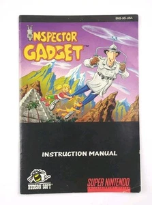 Inspector Gadget SNES Instruction Manual ONLY Excellent Shape Super Nintendo - Picture 1 of 3