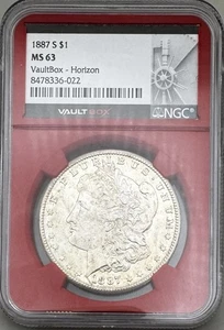1887 S Morgan Silver Dollar NGC MS63 Vaultbox Vam2 S/S - Bild 1 von 6