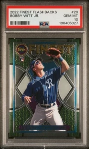 2022 TOPPS FINEST FLASHBACKS #29 BOBBY WITT JR. ROOKIE RC PSA 10 - Picture 1 of 2