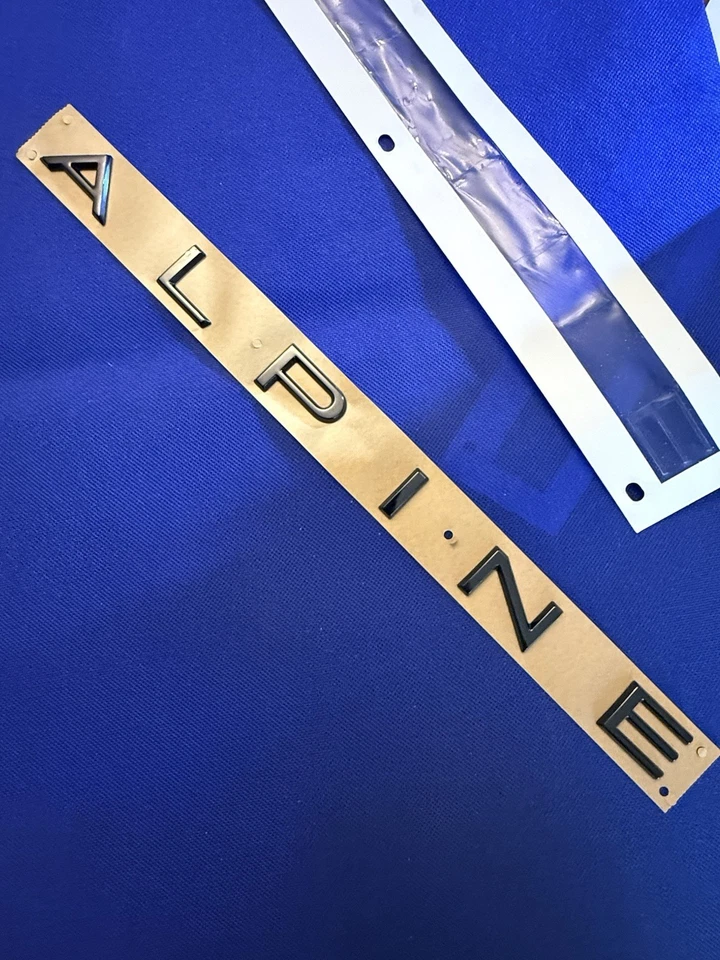 Logo Alpine RENAULT Sport Schwarz Abzeichen Sigel Original 6020018483 A110 A310