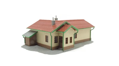 PLASTOY MAQUETTE MONTEE GARE VOYAGEURS - ECHELLE H0 1/87 - Immagine 1 di 4