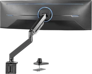 VIVO Premium Aluminum Heavy Duty Monitor Arm for Ultrawide Monitors FREE P&P - Picture 1 of 9