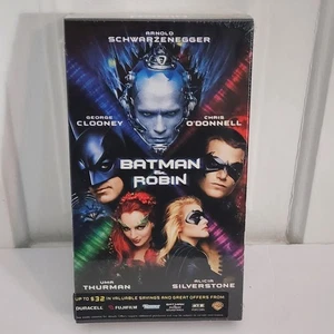 Batman & Robin VHS 1997 SEALED - Picture 1 of 9