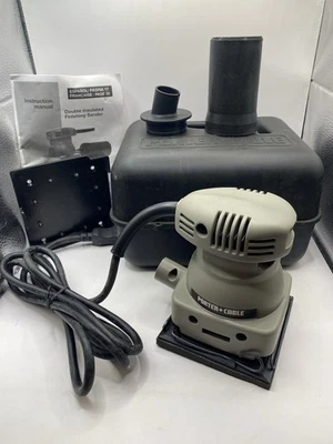 Lijadora de palma eléctrica con cable Porter-Cable 340 1/4 acabado de hojas con estuche rígido Foto 1 de 4