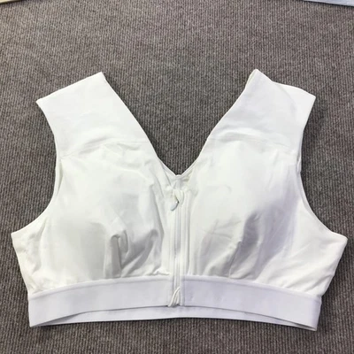 Tommie Copper Sports Bra Womens 3XL Zip Front Shoulder Support Activewear Gym - Image 1 of 4