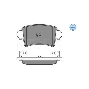 MEYLE 025 236 6916 Pastiglie freno Posteriore per - Picture 1 of 1