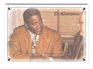 2007 Upper Deck Masterpieces Jackie Robinson 24 Brooklyn Dodgers - Picture 1 of 2