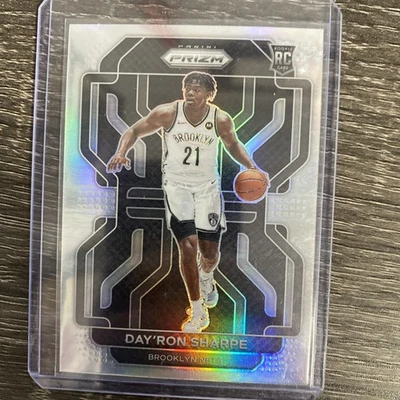 2021-22 Panini Prizm Silver Dayron Sharpe Silver Rookie RC - Image 1 of 2