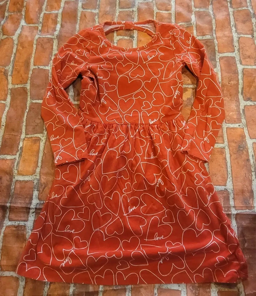 Vestido Carters Niñas Corazón Talla 7 San Valentín Foto 1 de 1