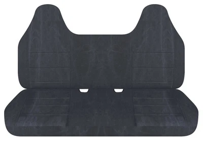 Fundas de asiento para camioneta HD lona carbón se adapta a banco Toyota T100 92-98 con HR moldeado Foto 1 de 4