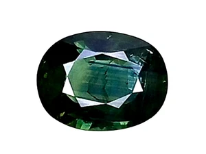 1.31cts Blue green natural sapphire Oval cut loose gemstones "see video" - Picture 1 of 3