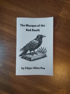 The Masque Of The Red Death By Edgar Allan Poe Paperback Book - Foto 1 di 10