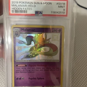 2019 Pokemon Sun & Moon Hidden Fates Holo #SV18 Shiny Malamar PSA 9 GEM MINT - Bild 1 von 5