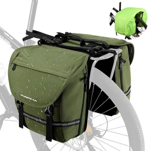 Bike Bag Accessories Panniers for Bicycle Rear Rack Bag 36L Waterproof Mounta... - Picture 1 of 6
