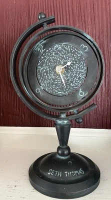   Reloj giroscopio marítimo Seth Thomas raro, firmado,  Foto 1 de 4