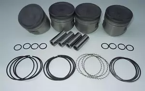NIPPON RACING JDM DSM 2G STYLE FULL FLOATING PISTONS 4G63T 8.5:1 COMP 85.50MM - Picture 1 of 3