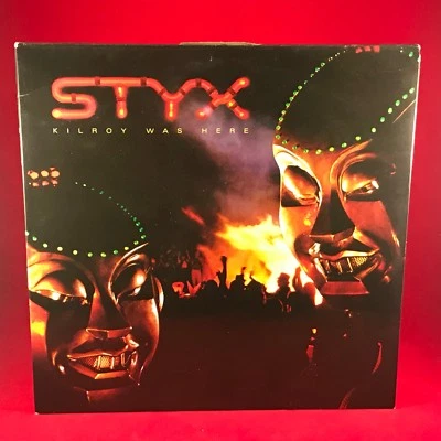 STYX Kilroy Was Here 1983 UK PROMO VINYL LP + INNER EXCELLENT CONDITION original - Image 1 of 4