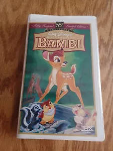 Disney Classic Bambi VHS 55th Anniversary Limited Edition Clam Shell Case. - Picture 1 of 3