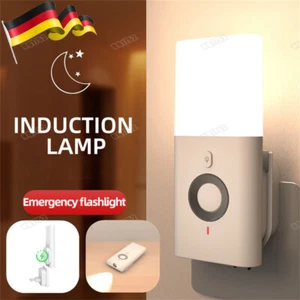 Dimmable LED Night Light with Motion Sensor Wireless Charging Socket Light NEW - Picture 1 of 12